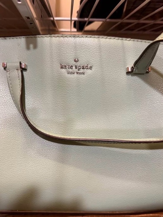kate spade Handbags - kate spade pale mint pebbled leather tote